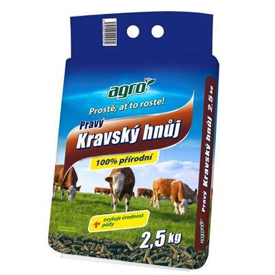 AGRO Pravý kravský hnůj 2,5 kg 