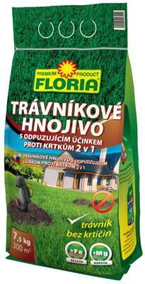 AGRO FLORIA Trávníkové hnojivo s odpuzujícími účin